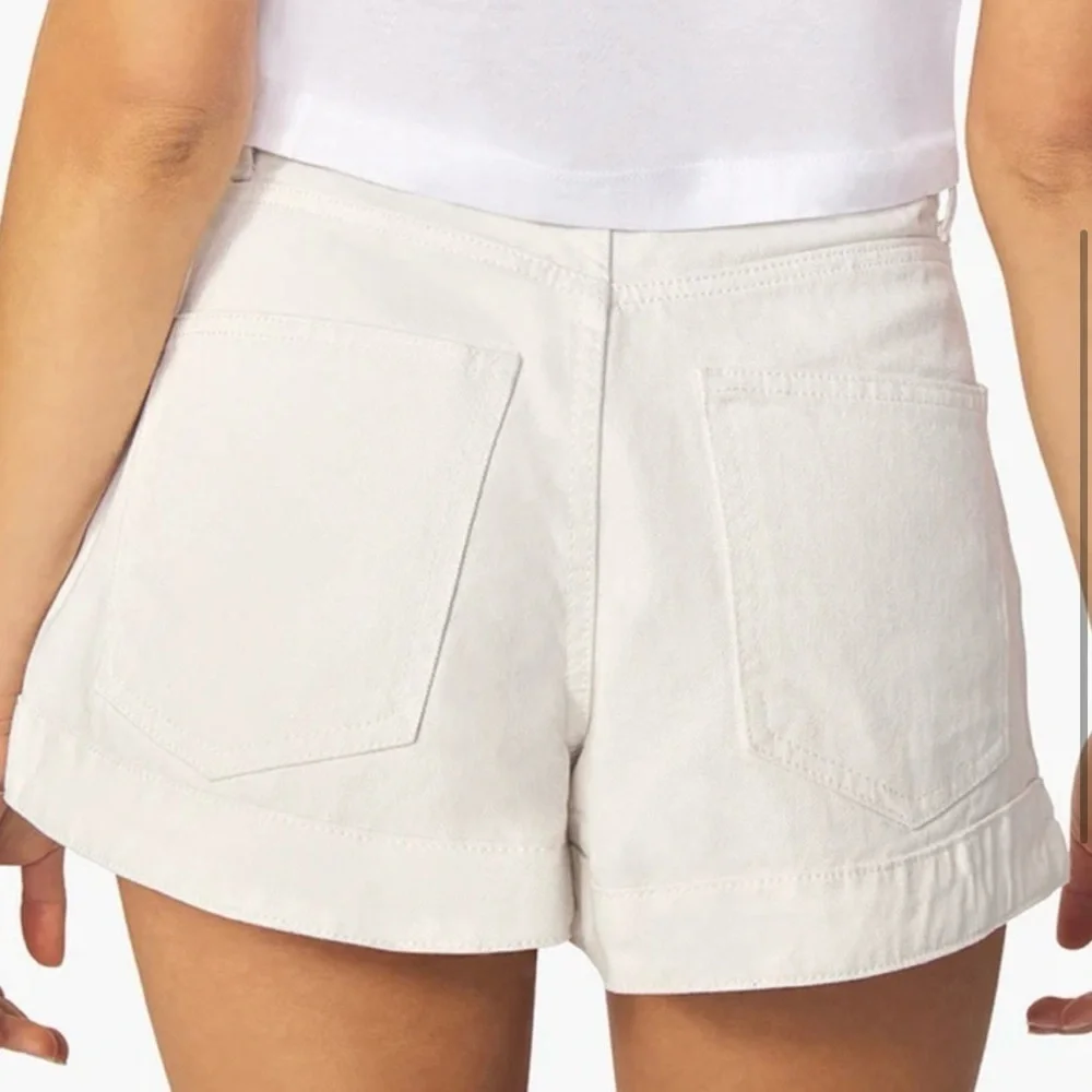 WEWOREWHAT - REVOLVE Seamed Short Twill Denim Size 26